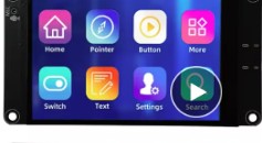 מסך מגע קיבולי 3.5 אינץ׳ עם רמקול מובנה ל־ESP32-S3